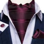 foulard ascot homme en soie