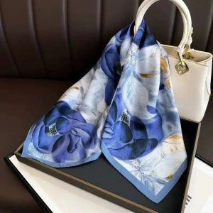 foulard cheveux soie