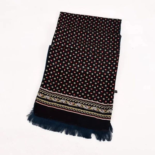 foulard écharpe en soie homme